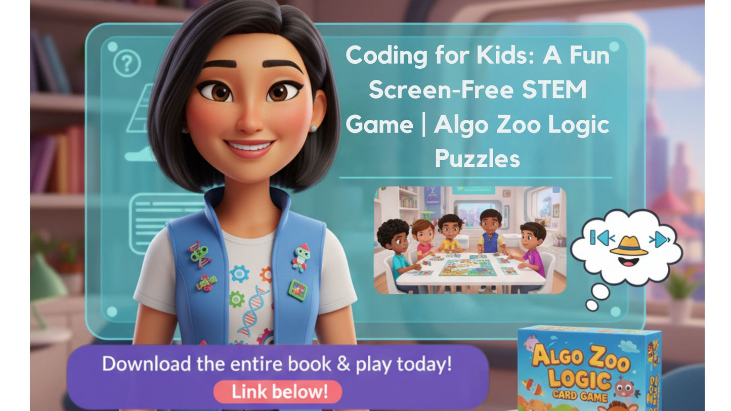 Algorithm Zoo: A Cut-and-Play Card Game to Learn AI and Logic