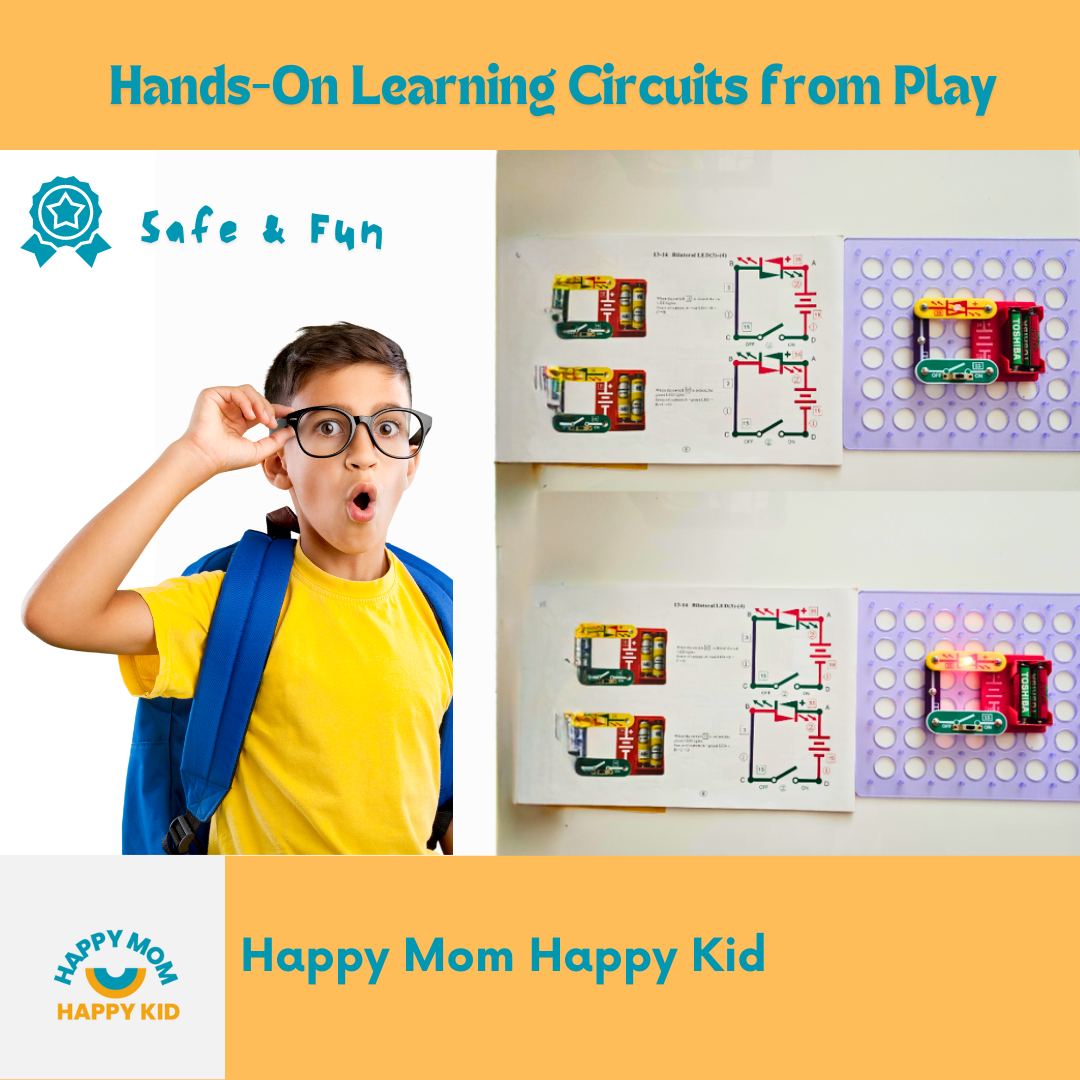 Electronic Circuits Kit - Hands-On Learning Circuits from Play, STEM Educational Toy